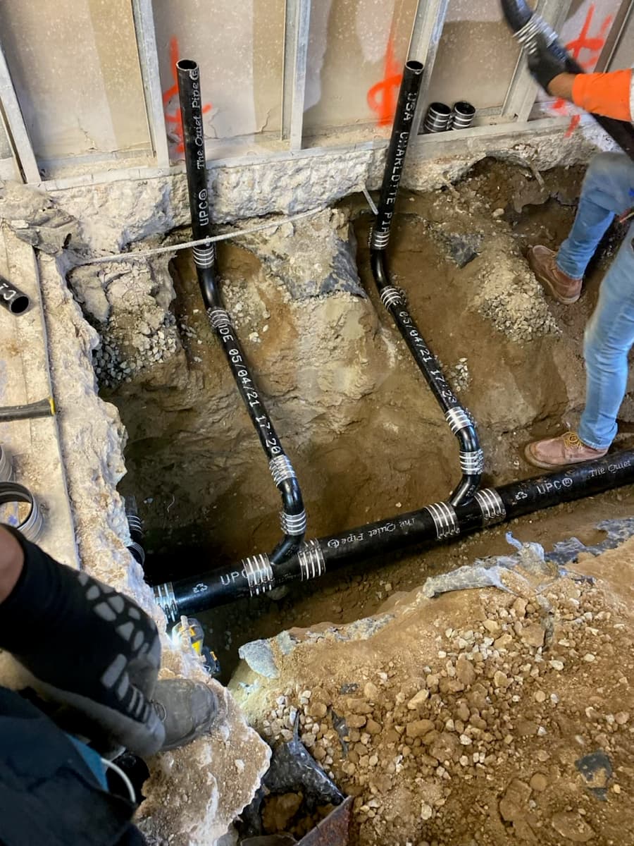Cast Iron Drain Replacement